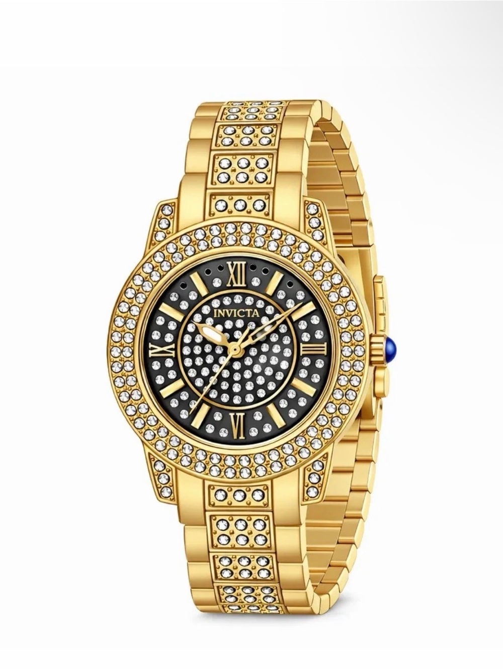 Invicta Bling Gold Watch